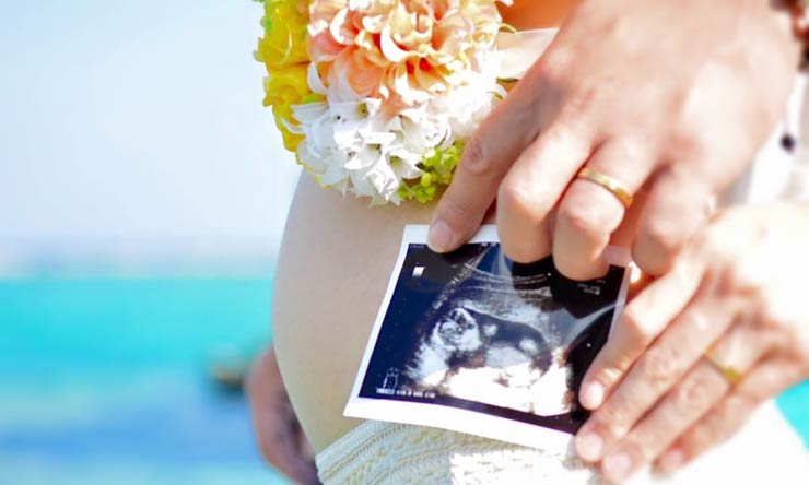 妊娠4ヶ月お腹の大きさの写真大公開 胎盤完成間近でつわりも軽くなる Techガールのuslife